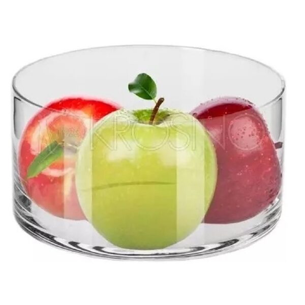 Krosno Glazen Schaal Rond Fruitschaal 19 CM Glamour Handgemaakt