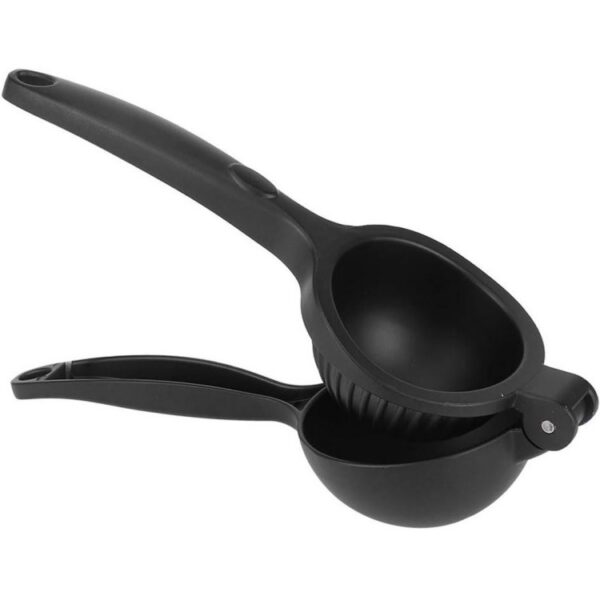 Handmatige Citroenpers - Fruitpers Keuken - Verse Sap Maken - Zware Zinklegering - 24 cm Lengte - Zwart