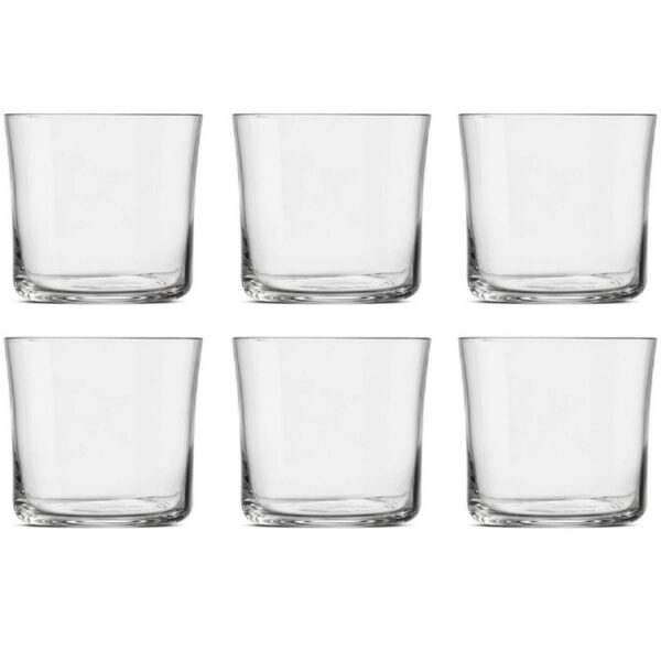 Pasabahce Nude - Tumblerglazen whiskeyglas - Savage kristalglas - 29 cl - Transparant glas - Glazenset - 6 stuks