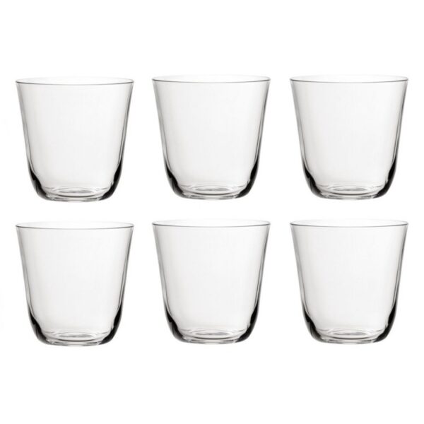 Pasabahce Nude - Waterglas - Savage kristalglas - 26 cl - Transparant glas - Glazenset - 6 stuks