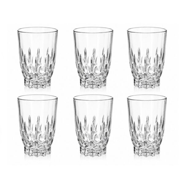 Gerimport | Konia Waterglas - Tumblerglazen - 22.5cl - 7cm - 6 stuks
